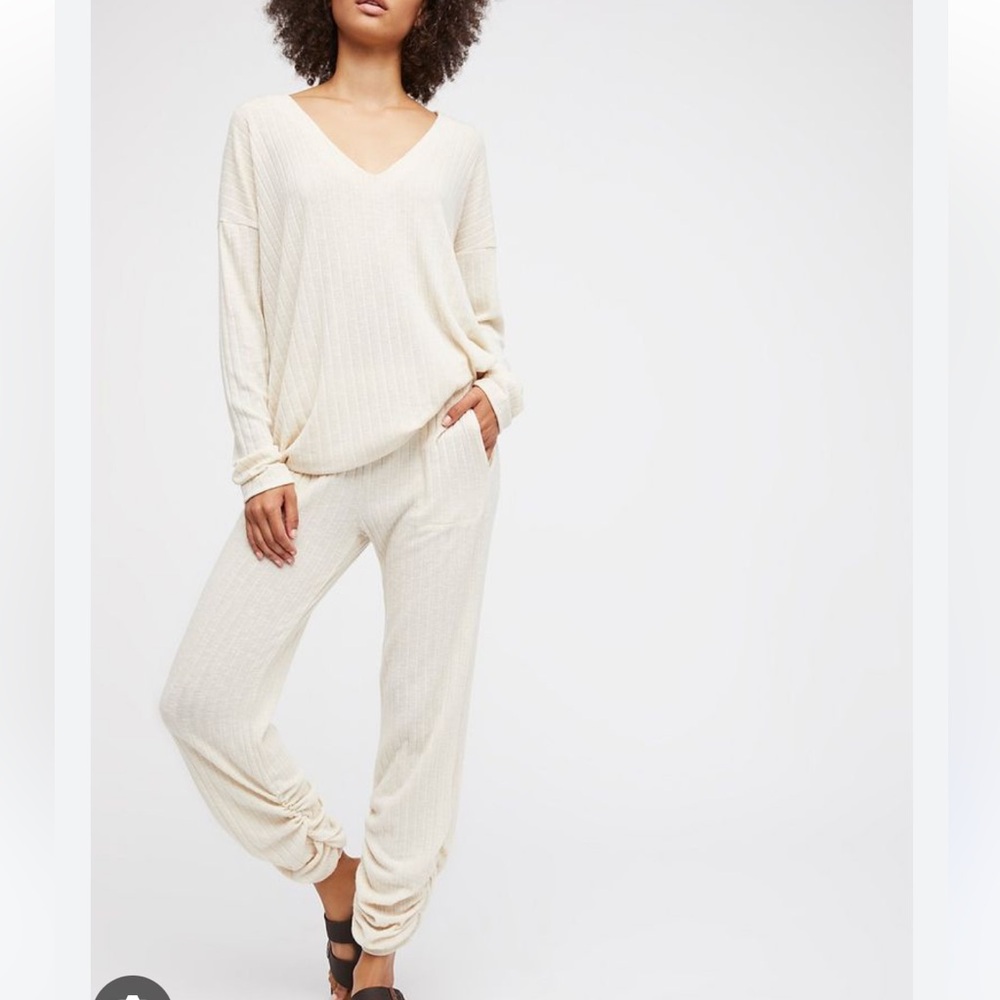 Free people beach post surf set green